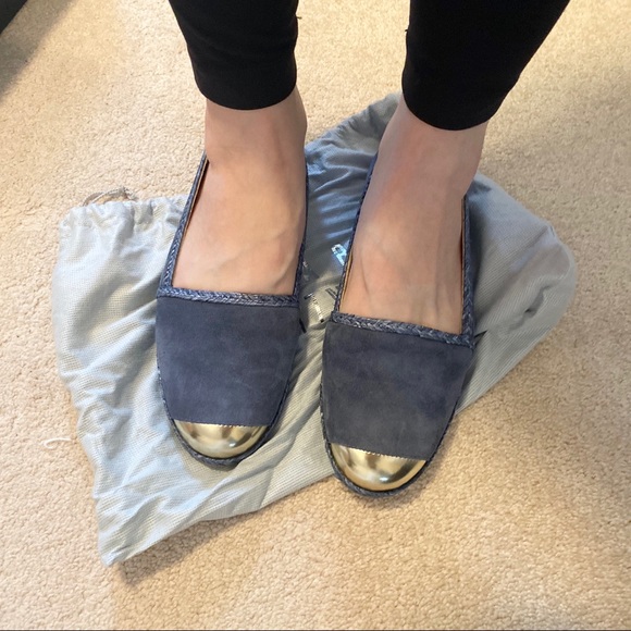 Stuart Weitzman denim blue loafers in suede - Picture 8 of 8
